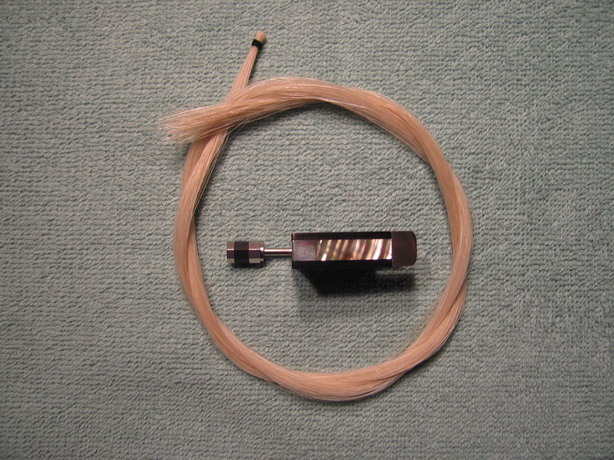 VIOLIN BOW part Ebony FROG and BOW HAIR,