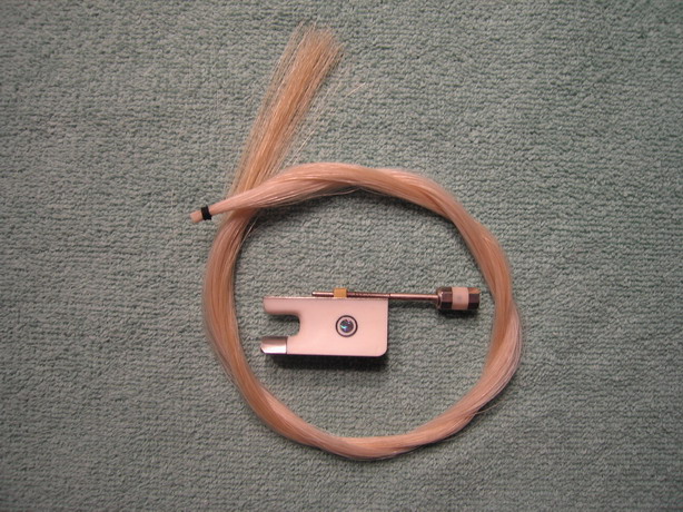 Ivory Like VIOLA BOW part FROG and BOW HAIR