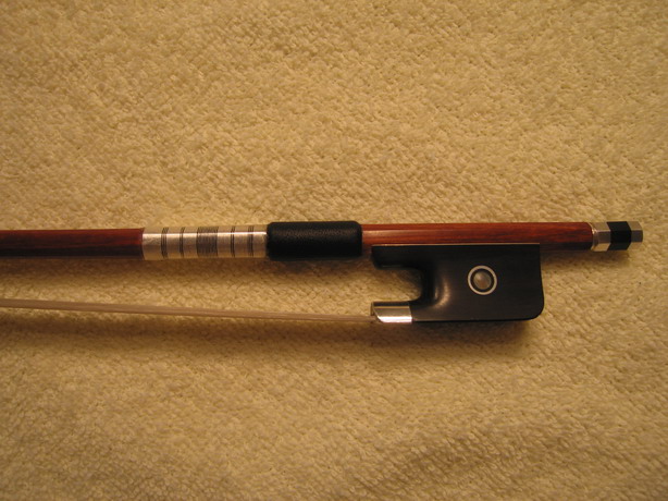 High Quality Fine Silver mounted VIOLA BOW, 4/4